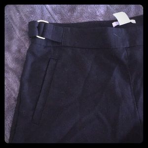 H&M black linen pants